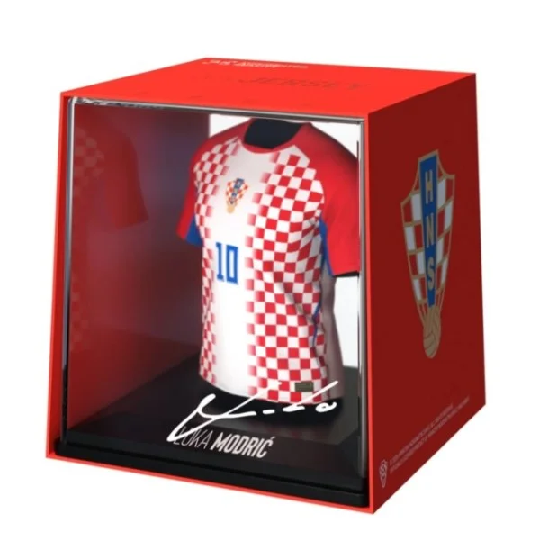 Fancollex - Luka Modrić Home Jersey Display Case Collectible - 82251-T